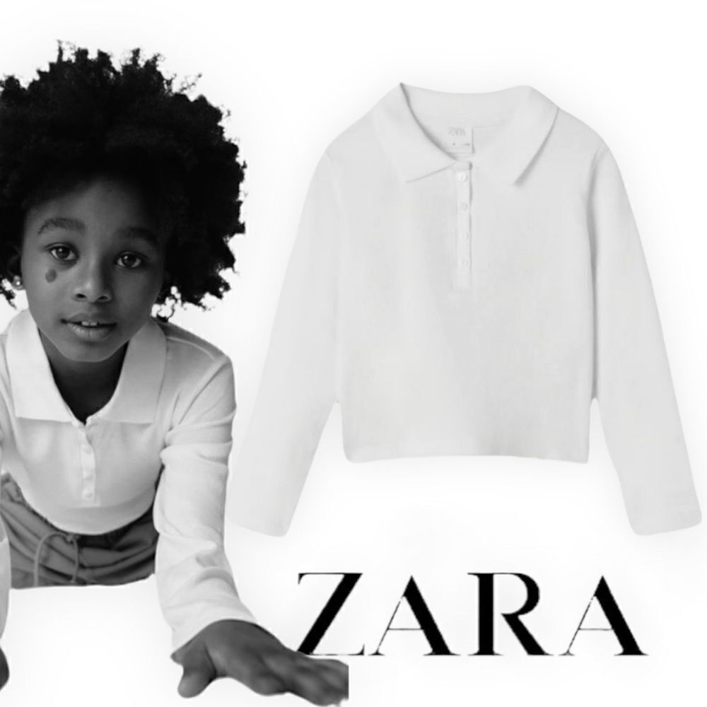 ZARA Kids | White | POLO RIB